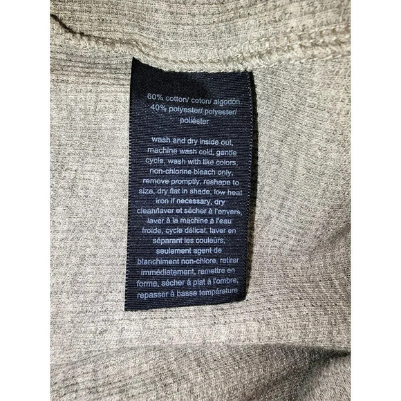 Tommy Hilfiger Gray Pullover Cowlneck Size Large is Cotton Polyester Blend - Picture 9 of 12